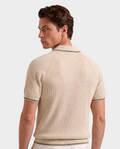 Saint Tropez Old Money Ribbed Zip Polo