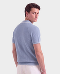 Côte d’Azur Old Money Ribbed Zip Polo
