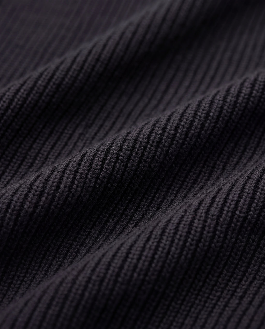The Monaco Noir Quarter-Zip Knit Polo — Black