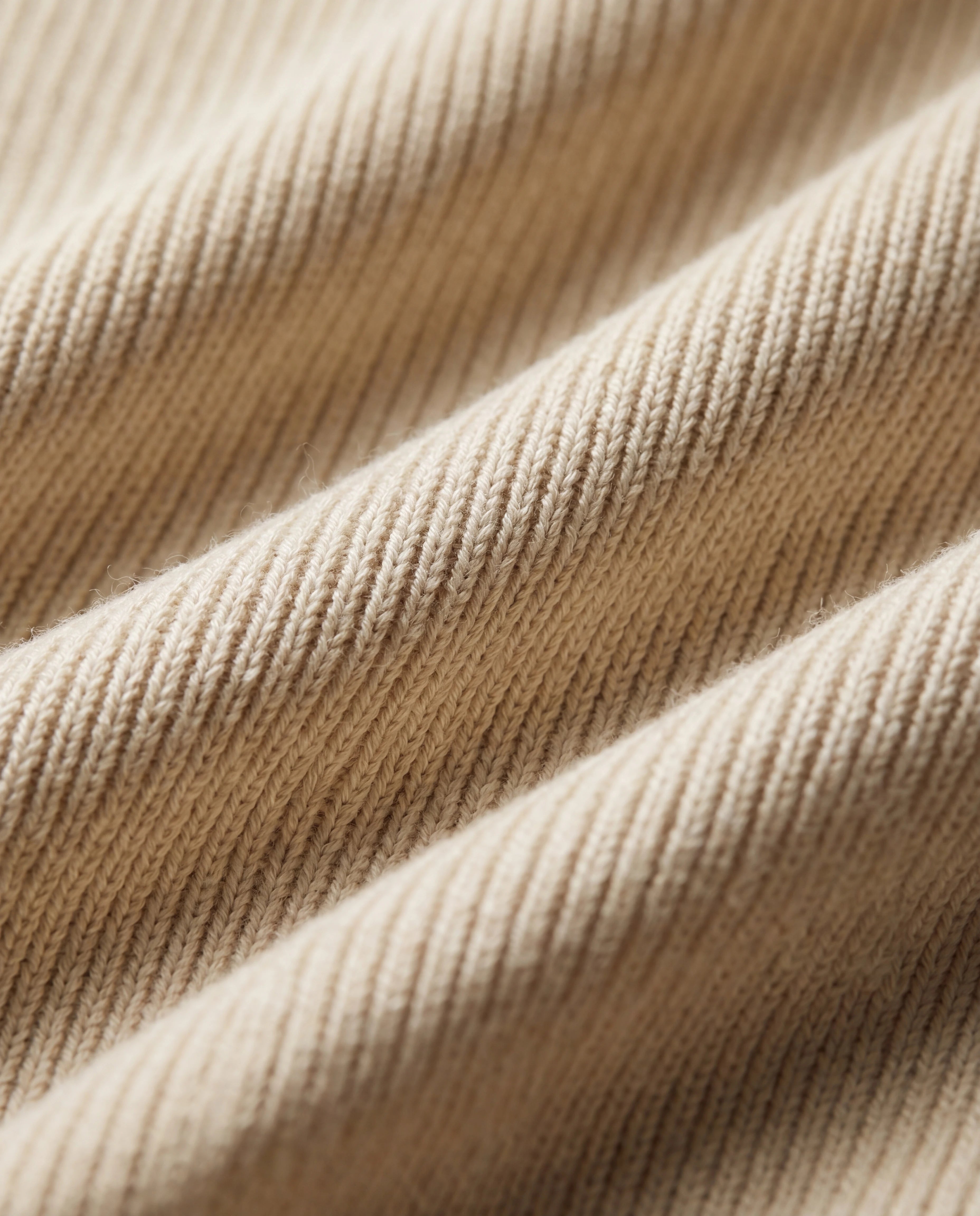The Saint-Tropez Quarter-Zip Knit Polo — Ivory